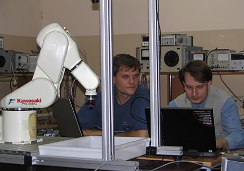 Робот с техническим зрением для ВУЗа