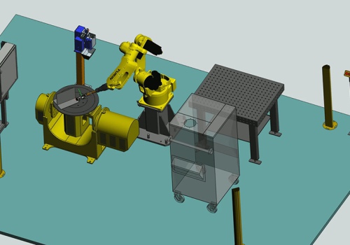 Робот для ВУЗа с камерой записи сварки