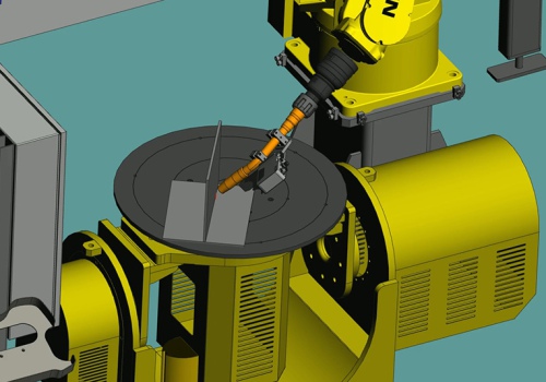 Робот для ВУЗа с камерой записи сварки