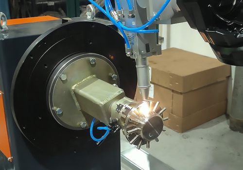 Робот для лазерной сварки ступиц